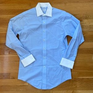Brooks Brothers Non Iron Slim Fit Dress Shirt 14.5-33